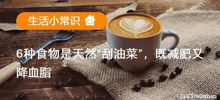【生活小常识】6种食物是天然“刮油菜”,既减肥又降血脂 - 榆林生活资讯 - 榆林28生活网 yl.28life.com